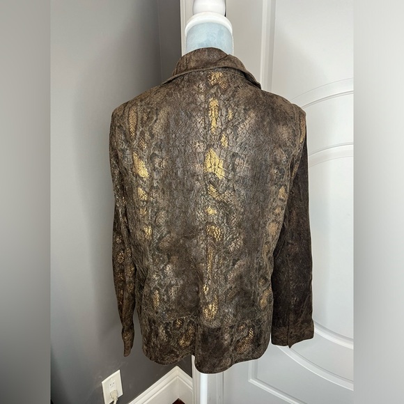 BIRCH HILL SNAKE SKIN PRINT JACKET LIGHTWEIGHT - Picture 5 of 6